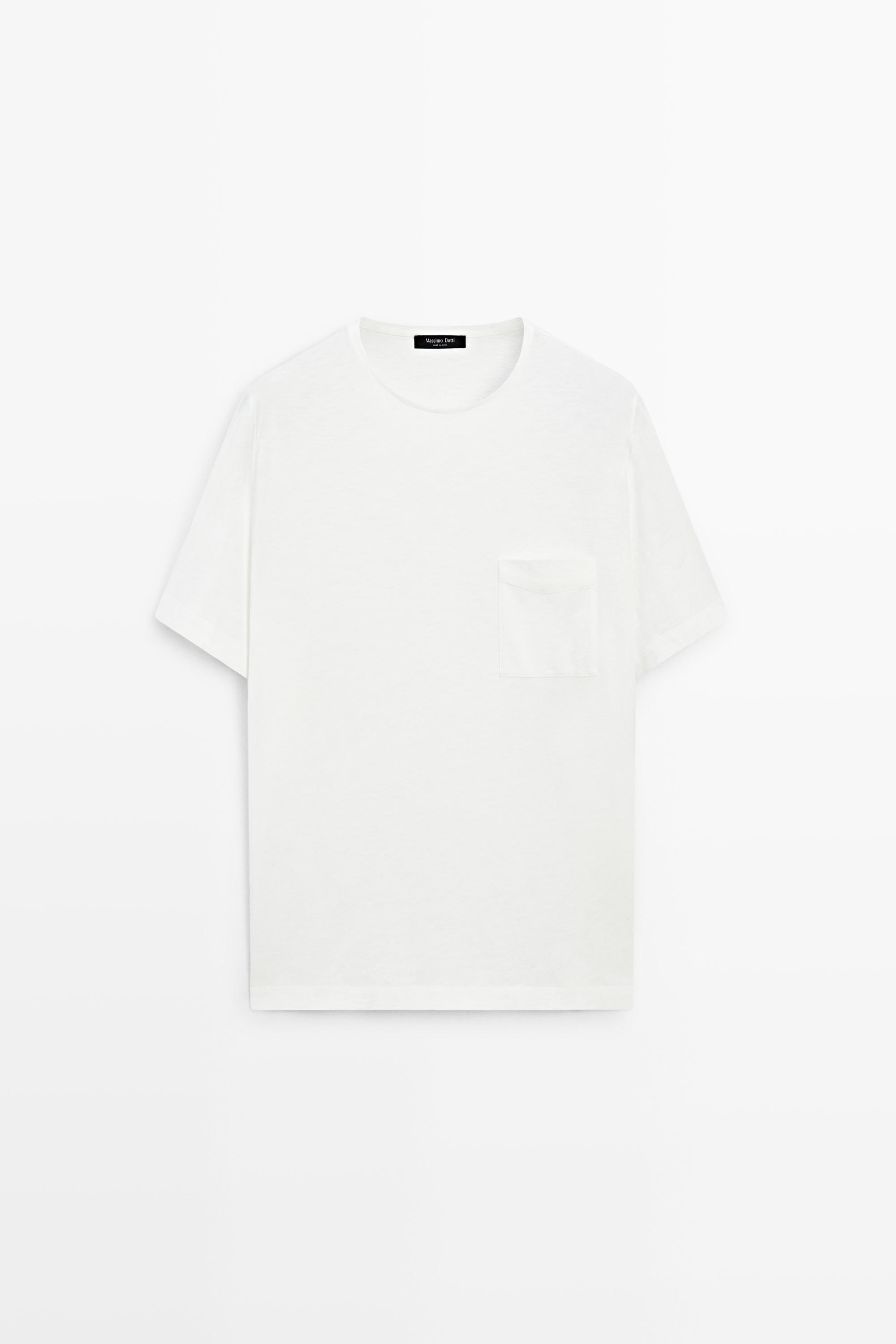 Short sleeve T-shirt with pocket detail
